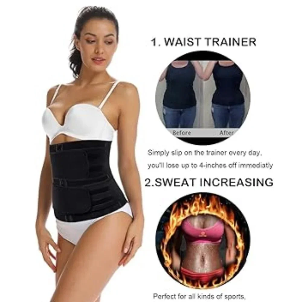 Hoplynn neoprene waist trainer designed for tummy control and posture correction - Picture 3 of 12